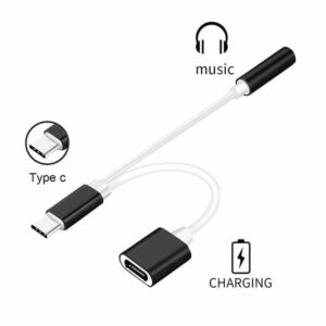 Converter POWERTECH USB Type C σε 3.5mm Θηλυκό USB Type C Λευκό_1