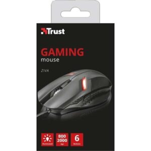 Gaming Mouse Trust Ziva Ανθρακί_3