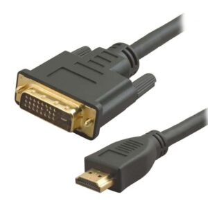 POWERTECH HDMI 19pin σε DVI 241 CAB H024 Dual Link Μαύρο 3m