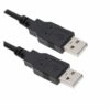 POWERTECH USB 2.0 Type A Copper 1.5m Μαύρο