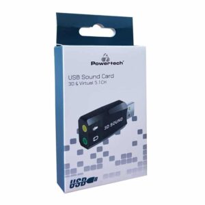 USB Κάρτα Ηχου POWERTECH 5.1CH με Εξοδο Μικρόφωνου και Ακουστικού_1