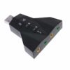 USB κάρτα ήχου 7.1CH POWERTECH με Εξοδο Μικρόφωνου και Ακουστικού