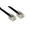 POWERTECH RJ11 6P4C 3m Black